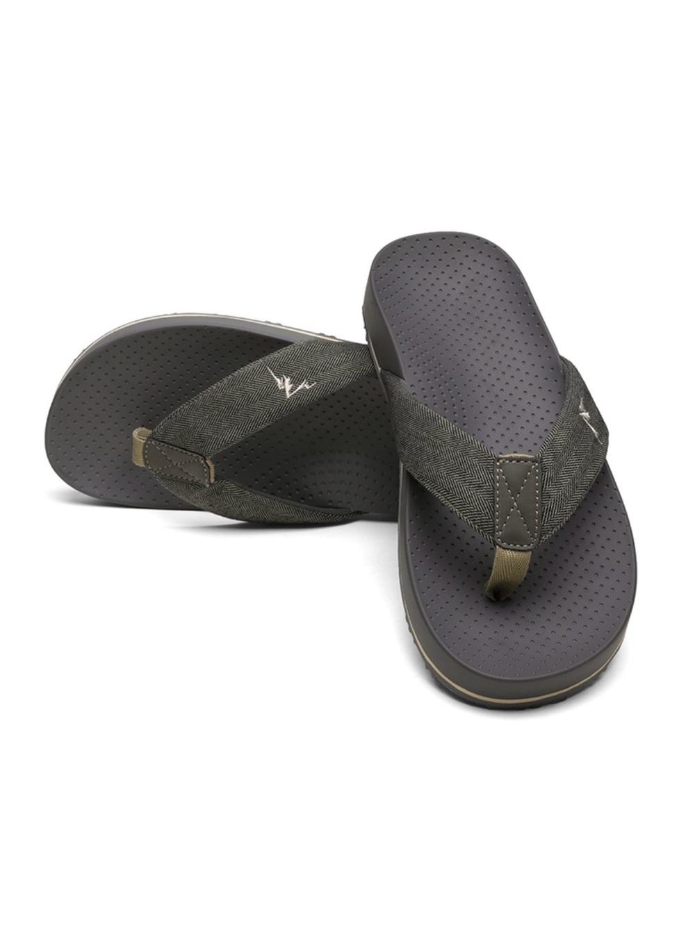 NORTIV 8 Men's Flip Flop with Arch Support Orthotic for Flat Feet